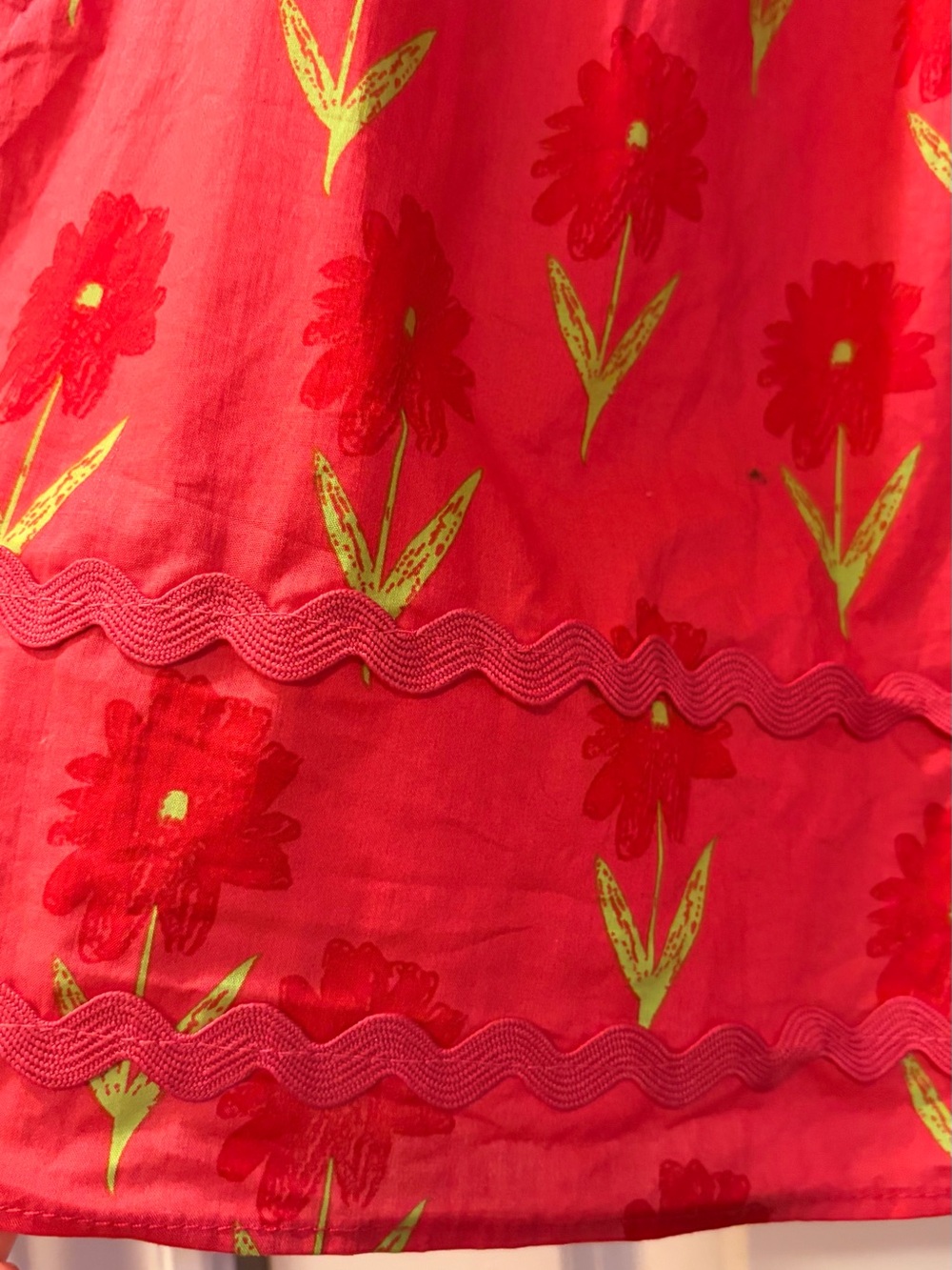 Wishlist Coral Ric Rac Ruffle Sleeve Blouse - Picture 3 of 7